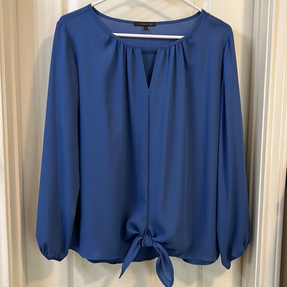 Blue West Kei blouse Size L
